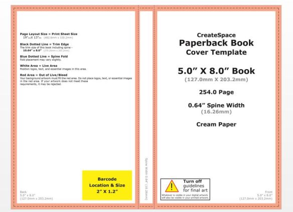 cover template with bleed