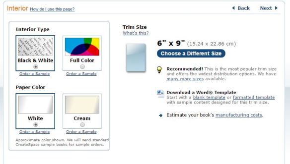 createspace interior