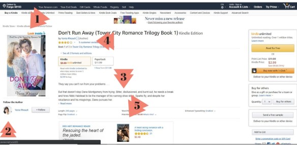 amazon sell page of a book