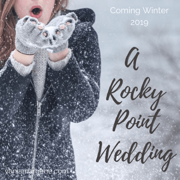 a rocky point wedding social media graphic