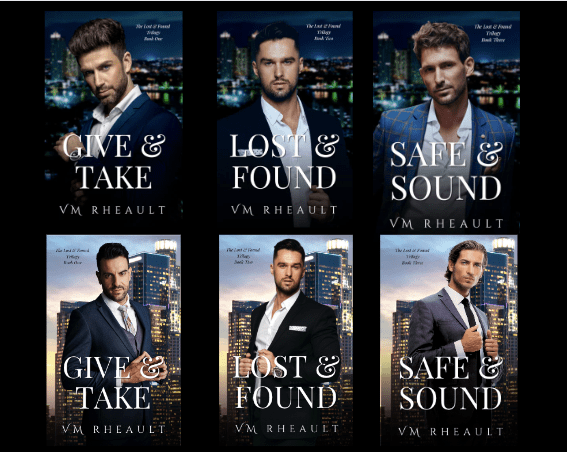 old and new cover differences between Lost & Found trilogy