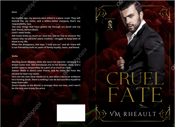 mock up book cover of book one
