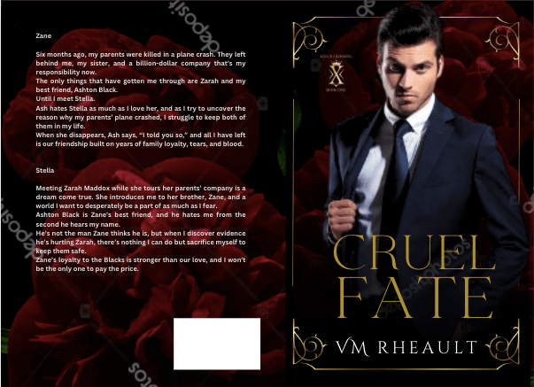 mock up book cover of book one