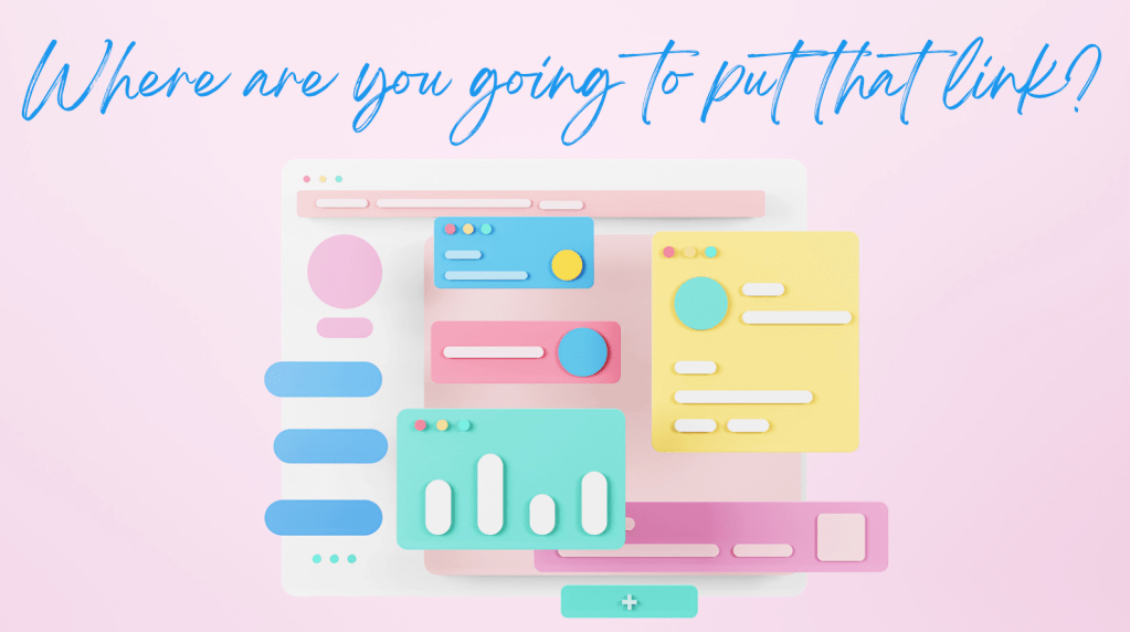 pink background illustrated picture of different generic platform profiles