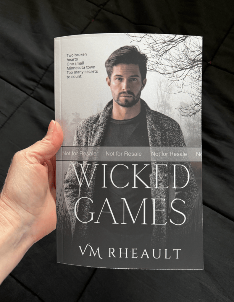 picture of wicked game proof. cover facing up